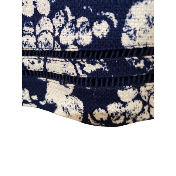Talbots women’s navy blue and white mixed fruit print sheets dress size 4 - Picture 3 of 5